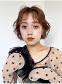 ミディアムおくれ毛美髪韓国ヘア_9741