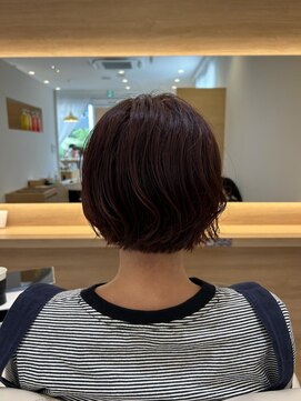 イデア 三郷中央店(IDEA) ショートボブ/白髪染め/オージュア/白髪ぼかし