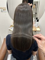 グレロ(G’RELO)&nbsp;★艶髪ストレートヘア/ショコラアッシュ/縮毛矯正/髪質改善