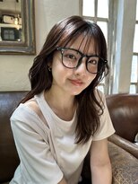 ベル 銀座5丁目店(Belle)&nbsp;メガネに似合うヘア　シースルーバング