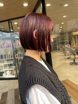 アールファイブ ショウナンダイ(R-5 shonandai)&nbsp;【hitomi/湘南台】ぱつっとボブ/赤髪/レッドカラー