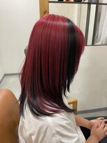 ニコ 四街道(nico)&nbsp;ブリーチオンカラー/デザインカラー/レッド/ローライト