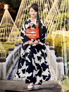 アトリエ ヴィサージュ 五井店(ATELIR VISAGE)の写真/【1級着付け技能士のいるお店☆】入卒式・結婚式に♪経験豊富なプロが着付を担当。早朝予約もご相談下さい!