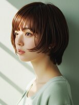 ライクバイコトナ 越谷(RIKE by kotona)&nbsp;大人可愛いショート/アプリコットオレンジカラー/髪質改善/越谷/