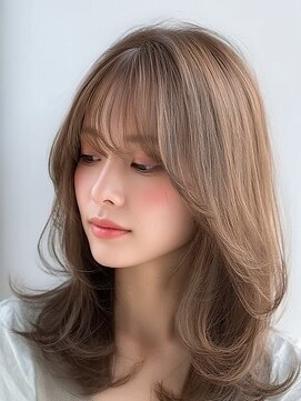 サロンドアイ(salon de i) グレージュロング × くびれレイヤー