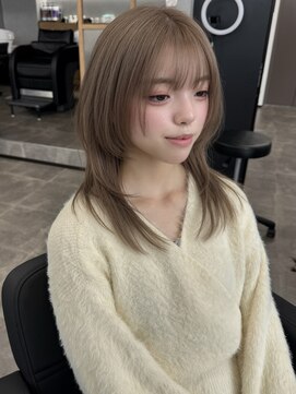 センス(SENSE.) ウルフカット/ミルクティーベージュ