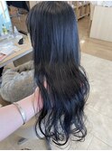 就活にもおすすめ！透明感たっぷりブルーブラック