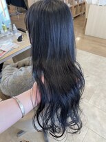ヘアーサロンAmyu【3月1日NEW OPEN(予定)】&nbsp;透明感たっぷりブルーブラック
