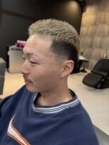 バブルス アオヤマ(Bubbles AOYAMA)&nbsp;ブロンドボウズテーパーフェード