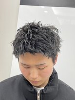 アウラ(AURA) スパイキーショートアクティブショートピンパーマルーズパーマ