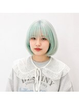 ココ 横浜(coco) ★ミントシルバー×ハイトーンボブ