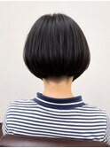 ショートボブ、インナー刈り上げ