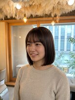 ホロル(horol)&nbsp;自然な丸みの縮毛矯正ボブ
