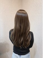スーリール 福岡別府店(Sourire) 艶めきナチュラルロング 顔まわりレイヤー 福岡別府美容室