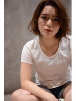 ミラバイグリーン(Mira by green)&nbsp;ウエット×エッジショートボブ☆