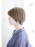 オン眉デザインカラー切りっぱなしボブ美髪マッシュウルフ/264