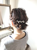 ロカット サロン(Roquat Salon)&nbsp;卒業式にゆる結婚式アップアレンジ【ヘアアレンジ　立川/国立】