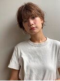 束感ショート&ヌードベージュ