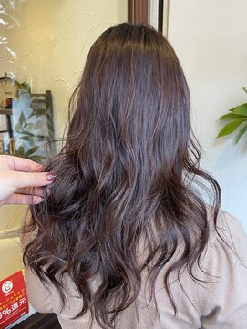 アン(Hair make un) ピンクブラウン☆