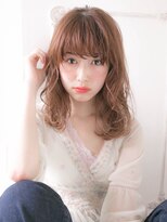 ルティア 池袋(Lutia) オレンジベージュ ラフウェーブ