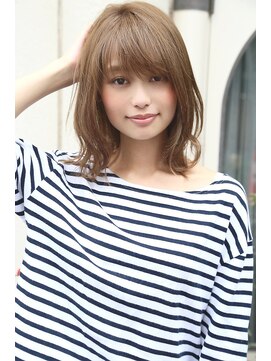 ロエナ(ROENA) ミディアムレイヤーカット似合わせカット大人ガーリー40代50代