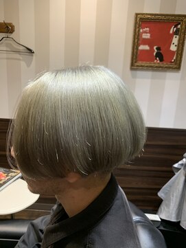 バーバーショップ オールドニュー(BAR BER SHOP OldNew) グレージュ×メンズ