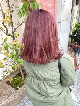 ボアップ 新居浜店(boappu) #ダブルカラー#ハイトーンカラー#ピンクカラー
