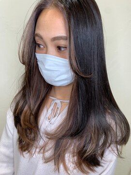 ファブ 千葉店(FaB) フェザーバング/カーキグレージュ/マッシュショートボブ[千葉駅]