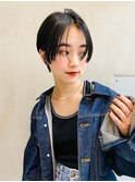 Taylor 大宮 濡れ感センターパート×ブルーブラック