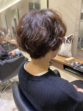 シェル 国分寺(shell) 癖毛を活かしたふわふわショート♪ナチュラルブラウン☆