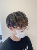 フォルテ 草薙店 ハイライトカラー マッシュスタイル