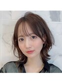 ブルベイエベ◎垢抜けシースルー☆愛されミディアム 新宿代々木