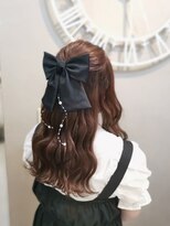 ヘアセットサロン ミント(Hair set salon MINT)&nbsp;クォーターアップスタイル