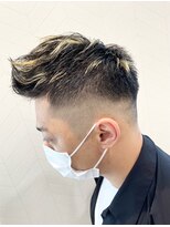アース 新越谷店(HAIR&MAKE EARTH)&nbsp;メンズフェイドカット　ハイライト