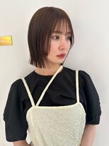 リィベ(Liibe)&nbsp;guest snap #外はねボブ#コクベージュ