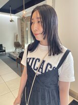 バディ ヘア フレス(BUDDY HAIR FRAIS)&nbsp;暗髪ロブ◇フェイスレイヤー