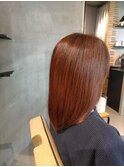 自然なストレートパーマ
