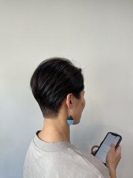 バトー バイ トリコ 船橋北口店(BATEAU by tricot) #白髪染め#ショート#ブラウン