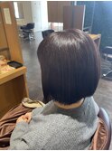 ２０２５年春ヘア☆前下がりボブ