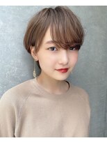 エニ 自由が丘(ENi)&nbsp;黒髪/グレーベージュ/レイヤーロング/前髪パーマ[自由が丘駅]