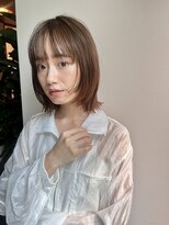 ガーランドギンザ(Garland Ginza)&nbsp;レイヤーボブフェイスレイヤー　顔まわりレイヤー　透明感カラー