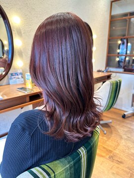 エルサフィロ キタハマ(el zafiro kitahama) 20×30×40代×ミディアム×ピンクベージュ×髪質改善