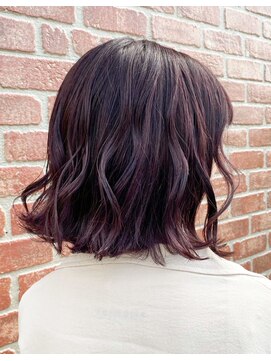 トゥルートラスト 和戸店(True Trust) おしゃれな大人のグラデーションカラー パープルブラウン