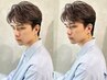 カット+ダウンパーマ+毛流れパーマ　￥17000 韓国ヘア/社会人にもおすすめ