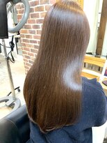 アイヴィー(IVY)&nbsp;イメチェンこなれミディ　ワンレンロング　ミルクティー　水越