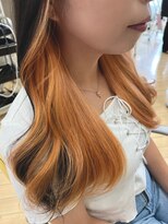 ハピネスヘアデザイン(Happiness)&nbsp;インナーカラー（ペールオレンジ）