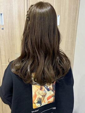 ローレンプラス(LOREN+) 透明感髪質改善ベージュダブルカラーミルクティーグレージュ