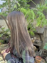 リブロ 三軒茶屋(LIBRO)&nbsp;バレイヤージュイメチェンホワイトブロンドウルフカット