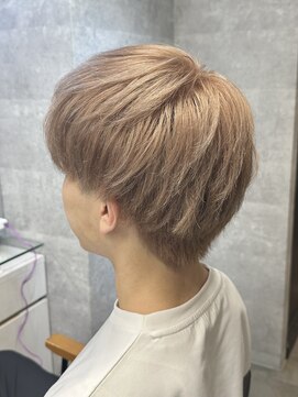 キャラ シャローネ 池袋(Chara Chalone) メンズカラー/マッシュ/ミルクティーベージュ【本松】