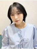ミニウルフレイヤーカット顔周り前髪韓国ショートボブ/立川